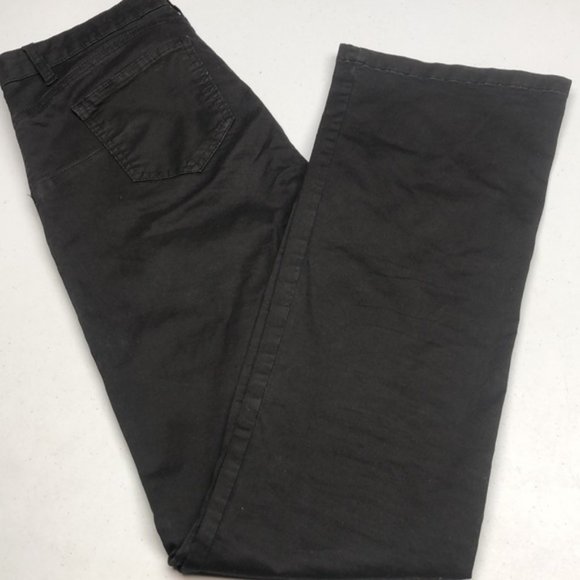 LIKE NEW BLACK FRACOMINA JEANS SHAPE UP HIGH-RISE BOOTCUT 29x32 ⭐ - Picture 3 of 9